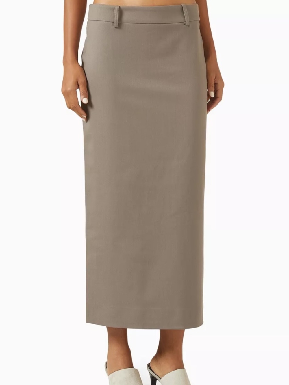 Frankie Shop Alrose Midi skirt in wool-blend